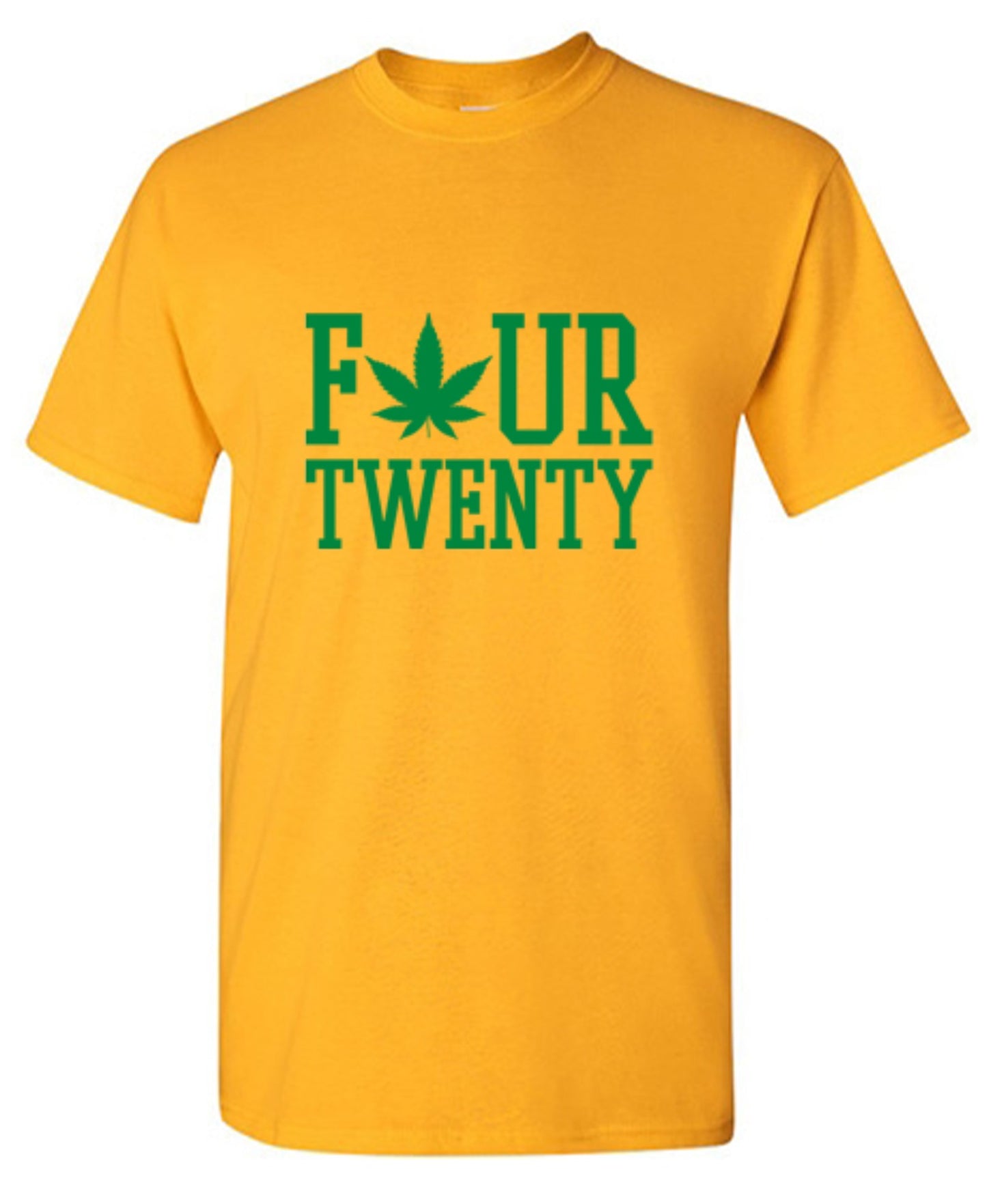 Funny T-Shirts design "Four Twenty Pot Leaf T-Shirt"
