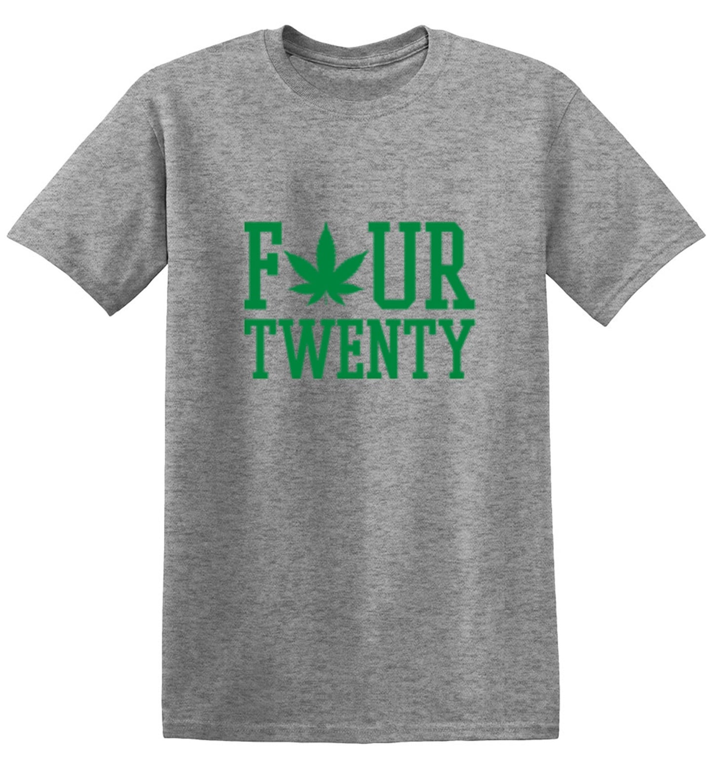 Funny T-Shirts design "Four Twenty Pot Leaf T-Shirt"