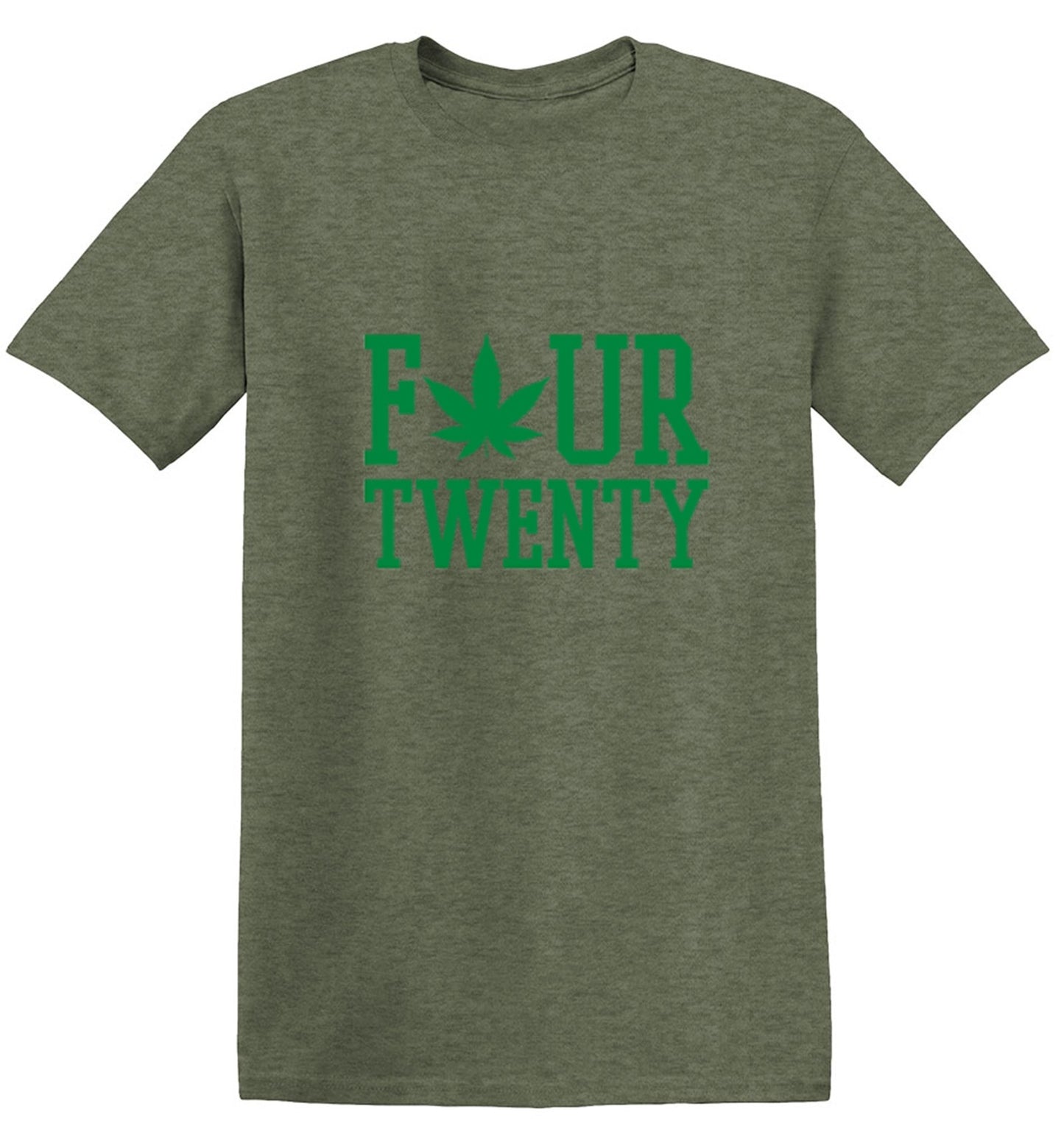 Funny T-Shirts design "Four Twenty Pot Leaf T-Shirt"