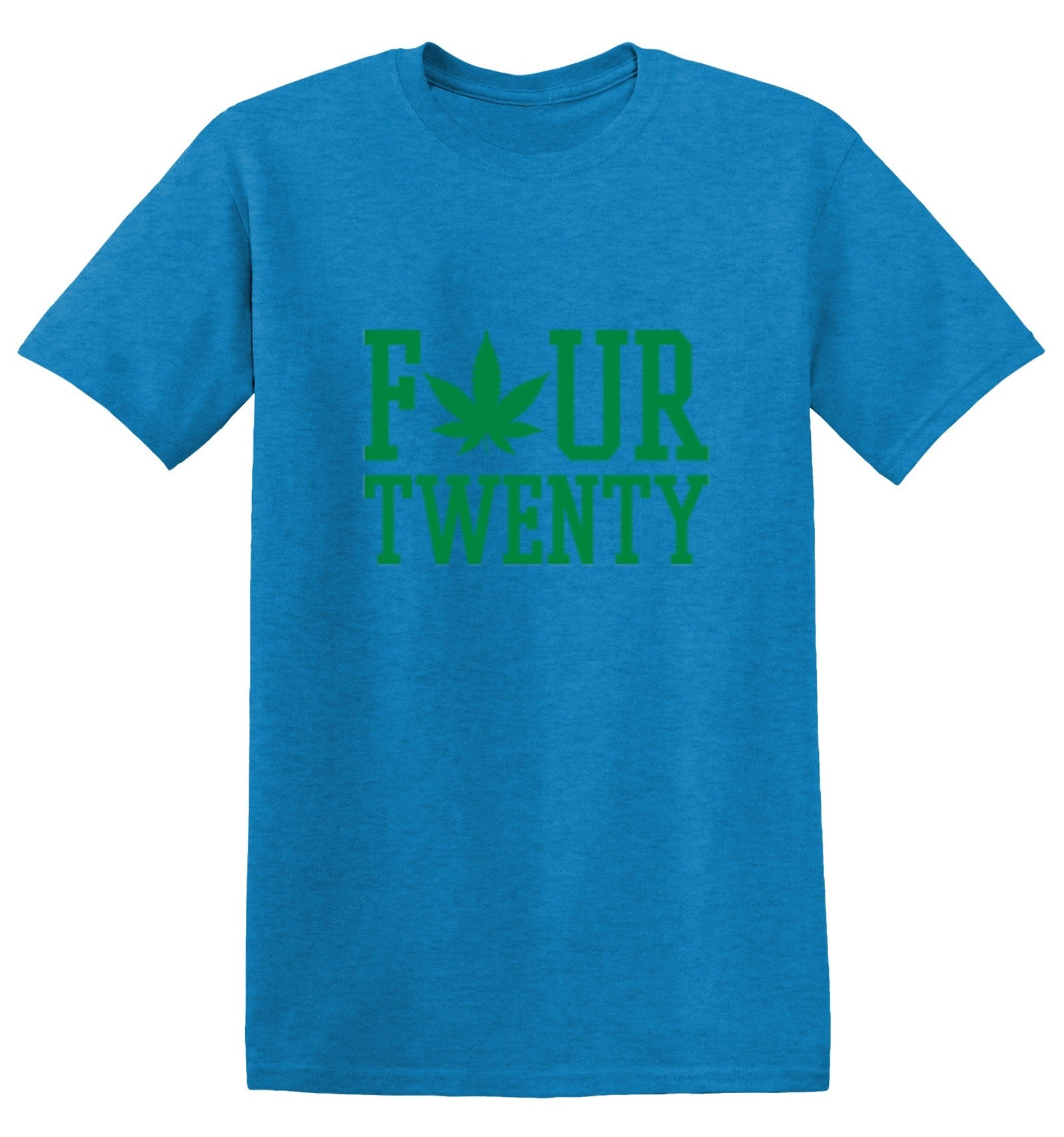 Funny T-Shirts design "Four Twenty Pot Leaf T-Shirt"