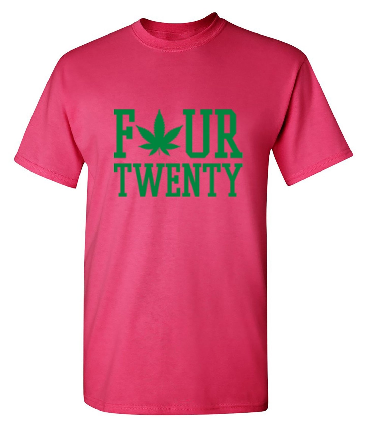 Funny T-Shirts design "Four Twenty Pot Leaf T-Shirt"