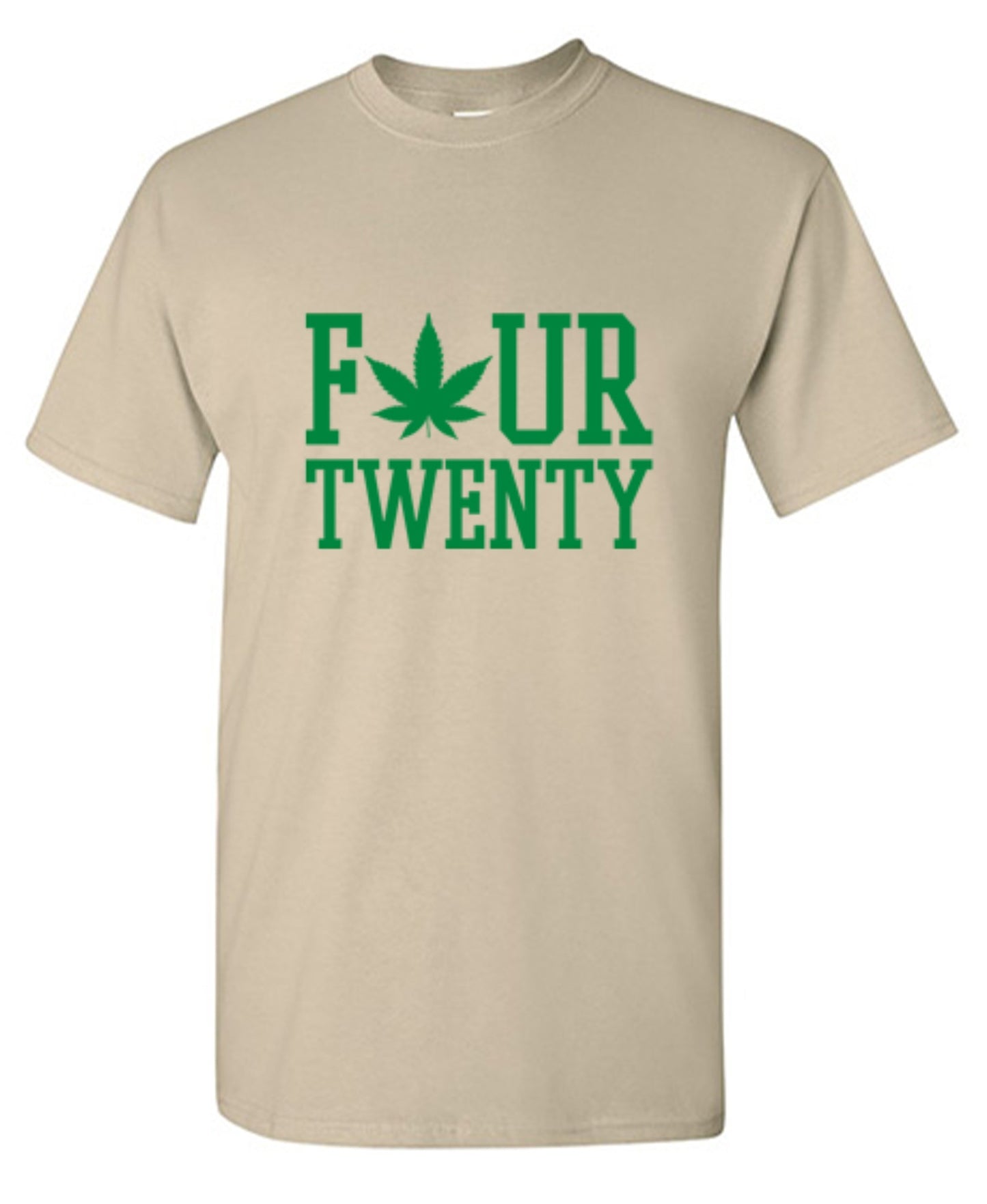 Funny T-Shirts design "Four Twenty Pot Leaf T-Shirt"