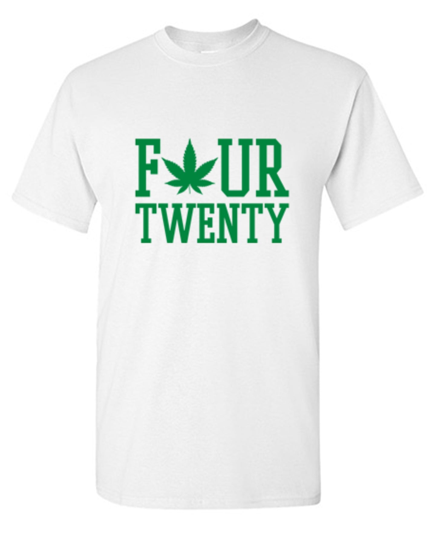 Funny T-Shirts design "Four Twenty Pot Leaf T-Shirt"