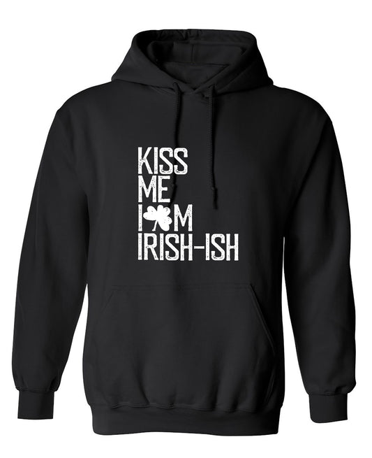Funny T-Shirts design "Kiss Me, I am Irish Shirt - Hoodie"