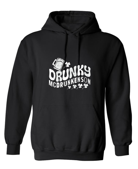 Funny T-Shirts design "Drunky McDrunkenson Shirt - Hoodie"