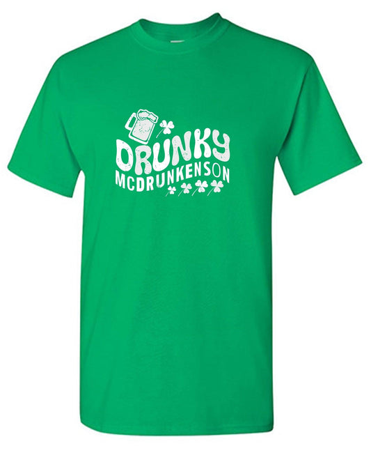 Funny T-Shirts design "Drunky McDrunkenson"
