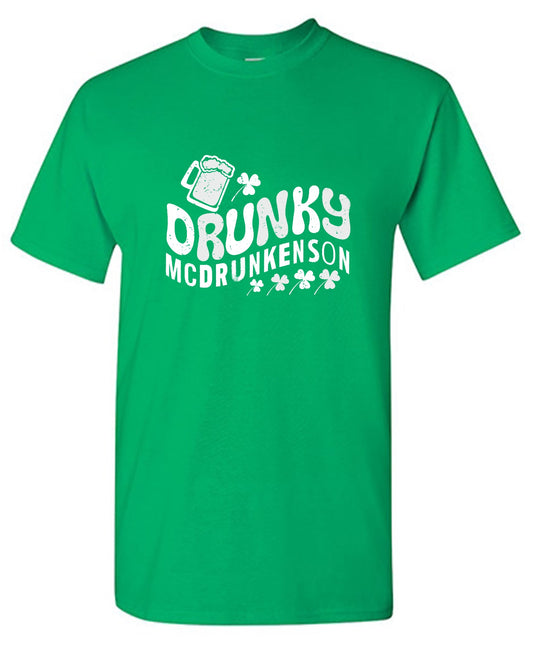 Funny T-Shirts design "Drunky McDrunkenson Shirt"