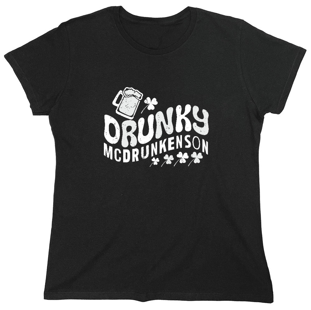 Funny T-Shirts design "Drunky McDrunkenson"