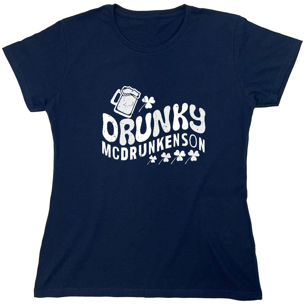 Funny T-Shirts design "Drunky McDrunkenson"