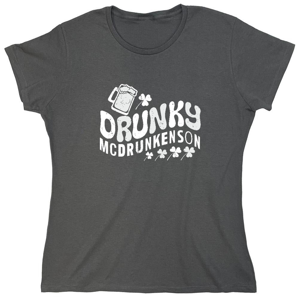 Funny T-Shirts design "Drunky McDrunkenson"