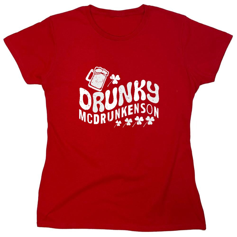 Funny T-Shirts design "Drunky McDrunkenson"