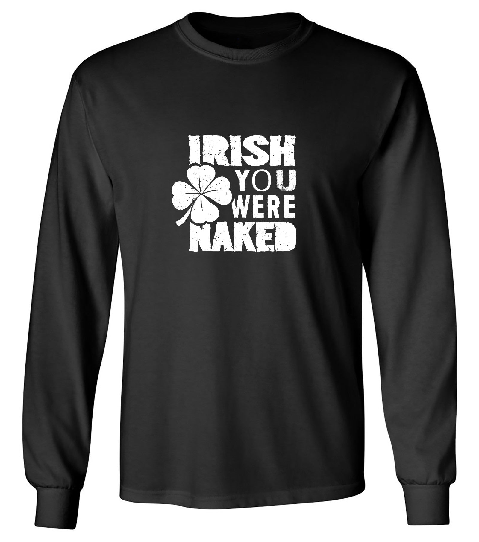 Funny T-Shirts design "Irish You Were Naked"