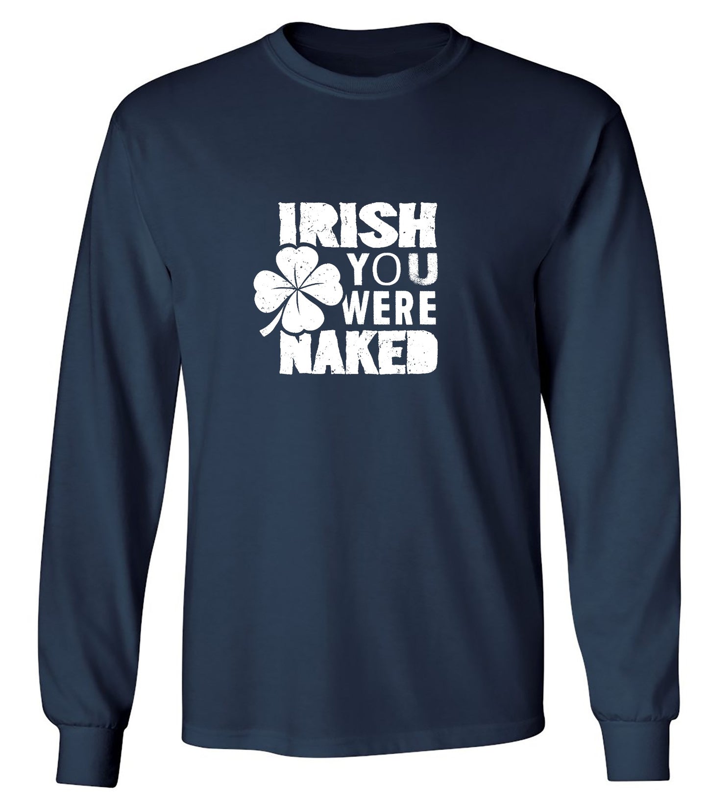 Funny T-Shirts design "Irish You Were Naked"