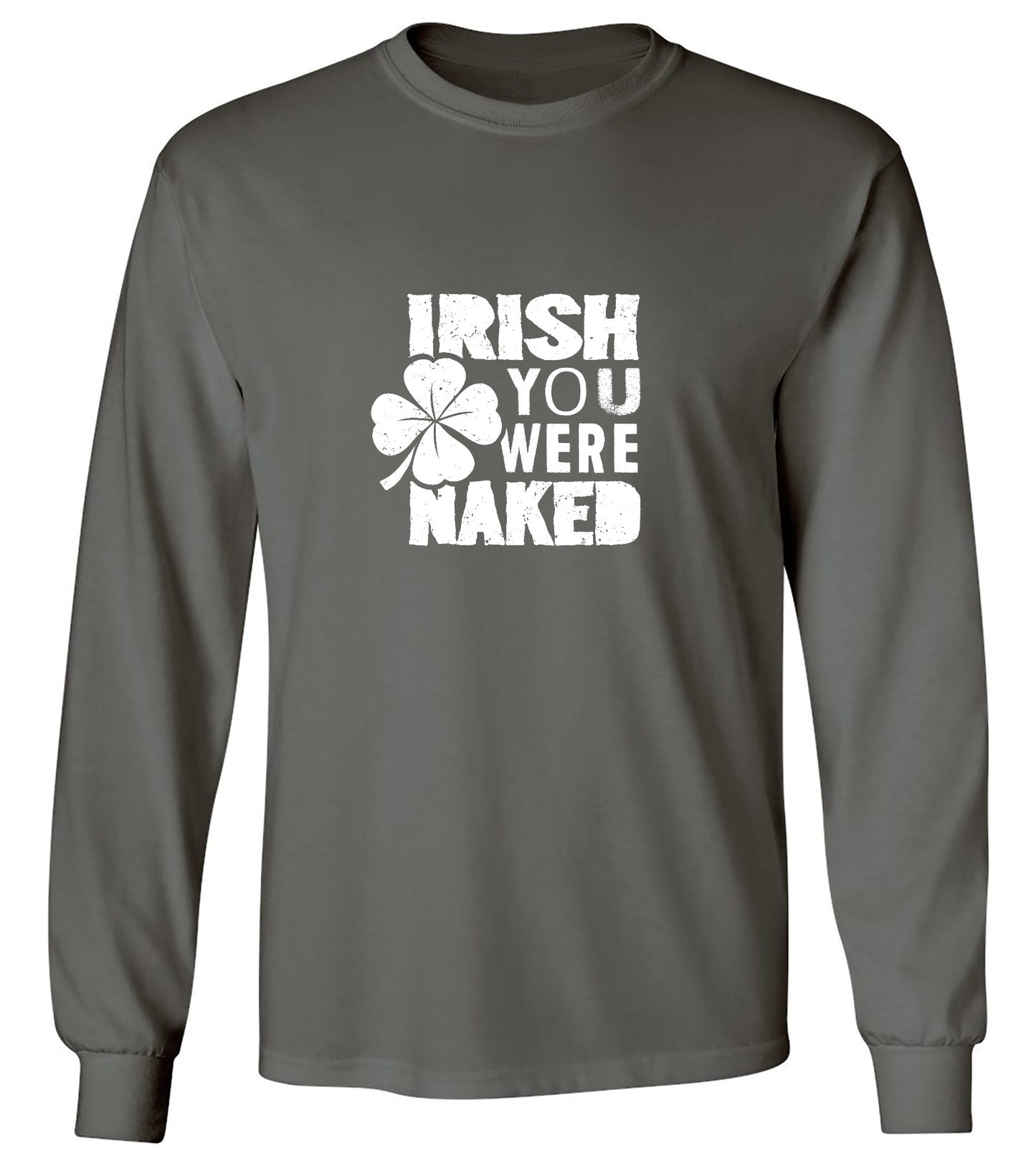 Funny T-Shirts design "Irish You Were Naked"