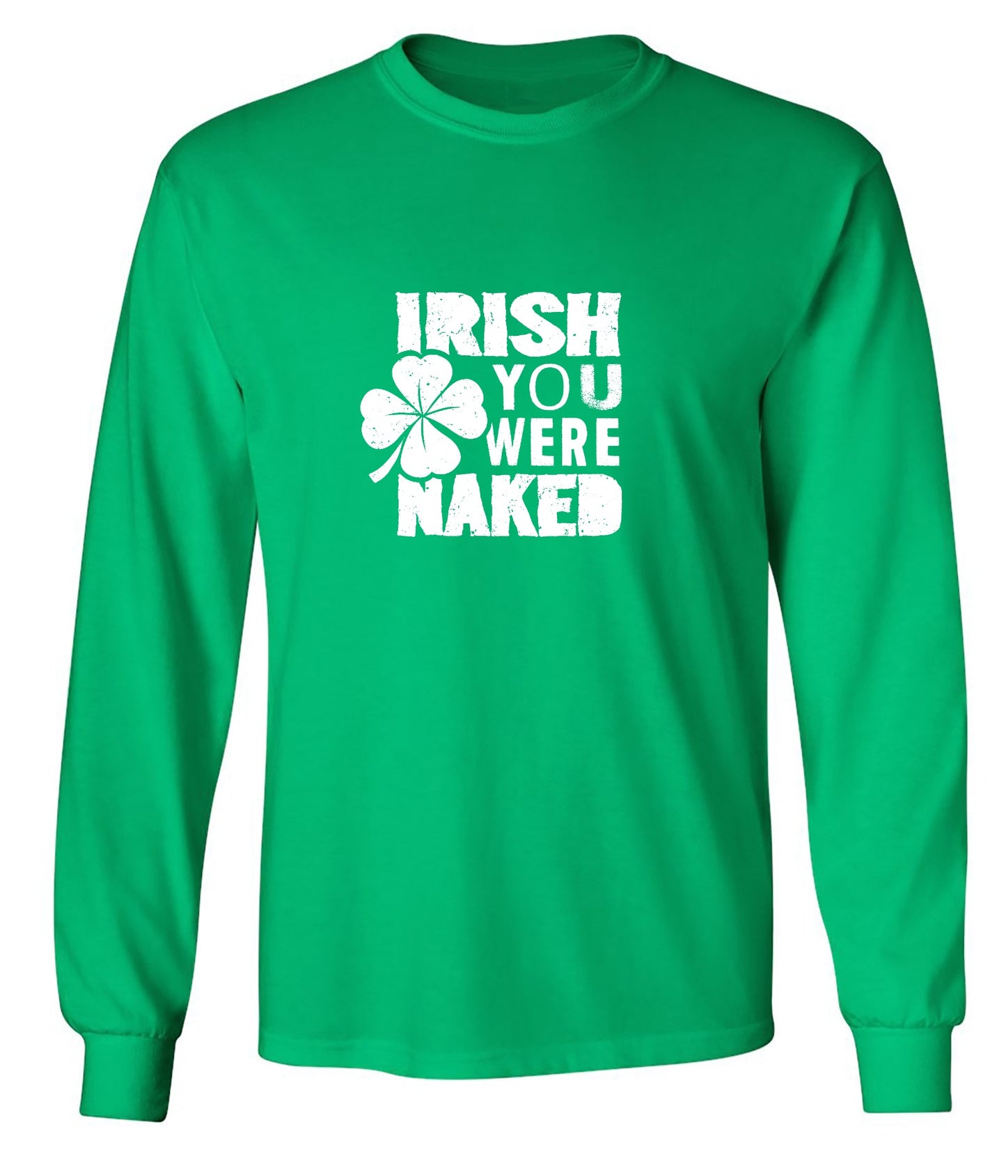 Funny T-Shirts design "Irish You Were Naked"