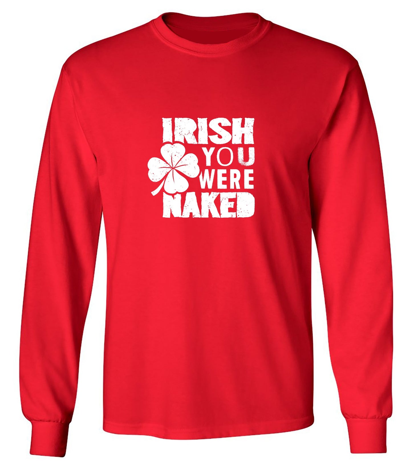 Funny T-Shirts design "Irish You Were Naked"