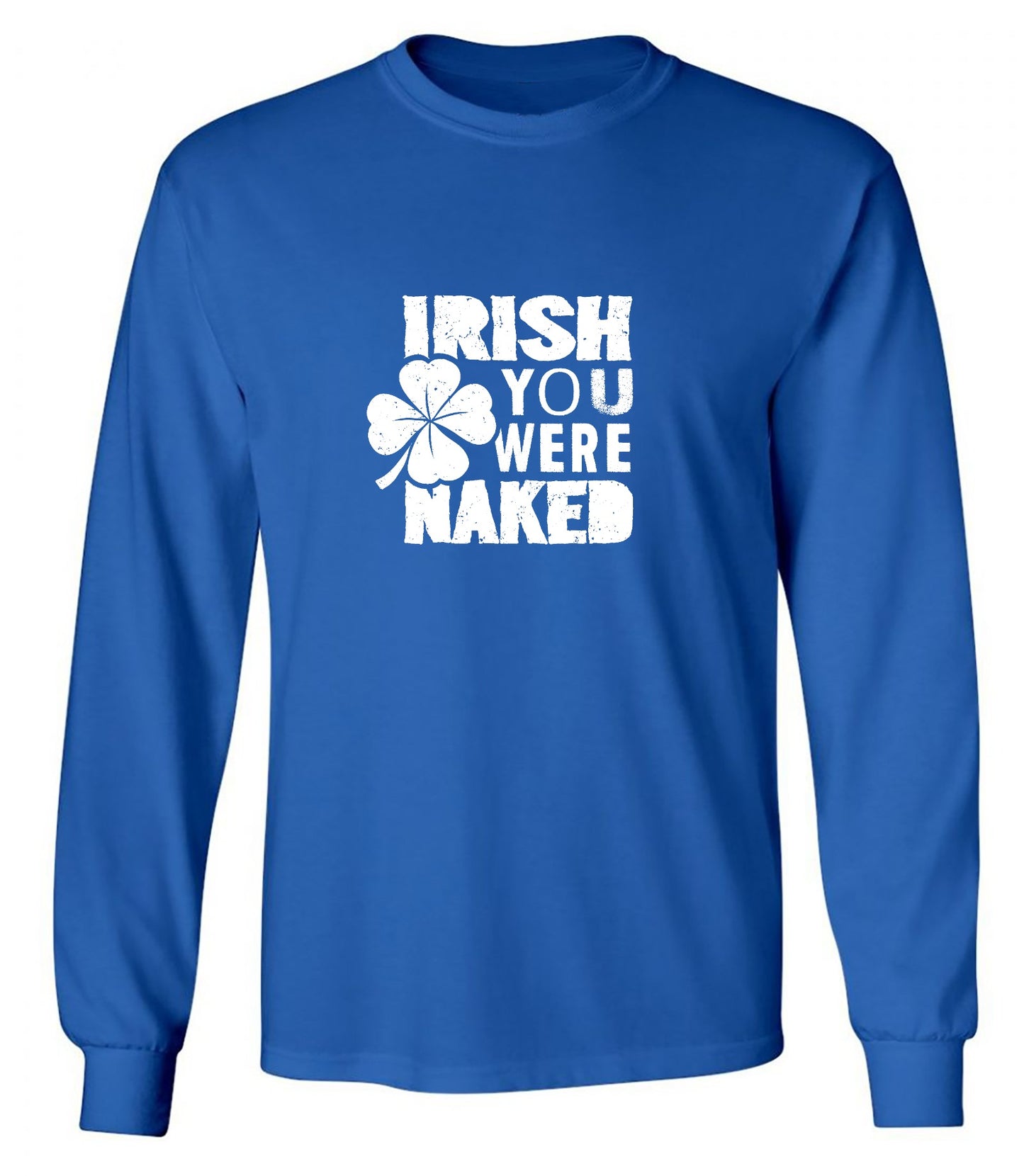 Funny T-Shirts design "Irish You Were Naked"