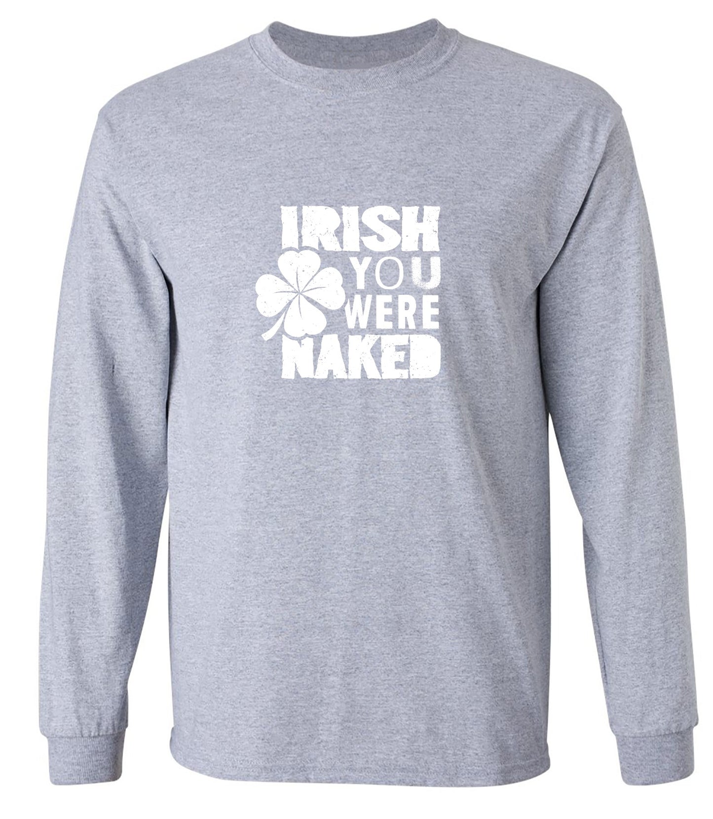 Funny T-Shirts design "Irish You Were Naked"