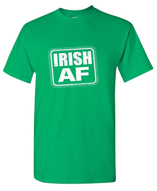 Funny T-Shirts design "Irish AF shirt"