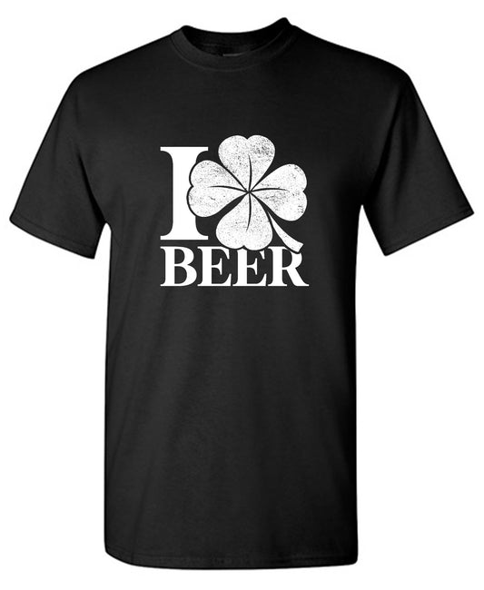Funny T-Shirts design "I Love Beer Shirt - Tall Tee"