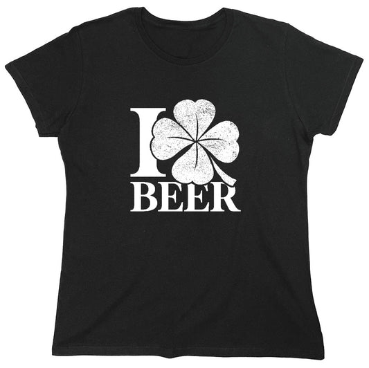 Funny T-Shirts design "I Love Beer Shirt - Womens"