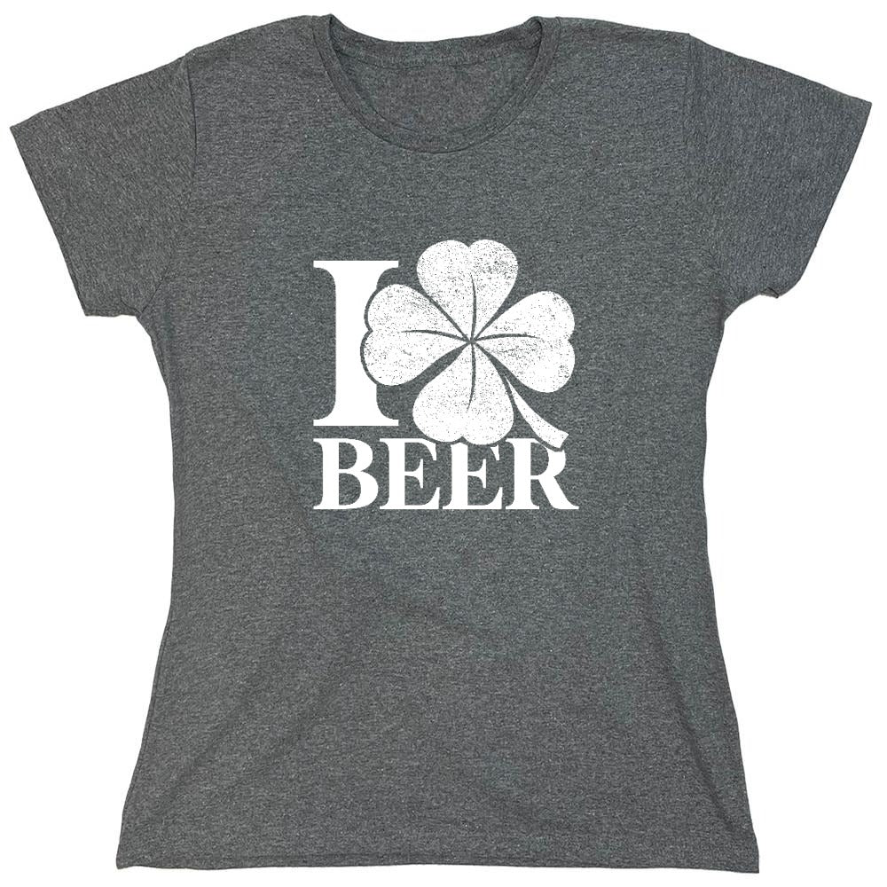 Funny T-Shirts design "I Love Beer Shirt - Womens"