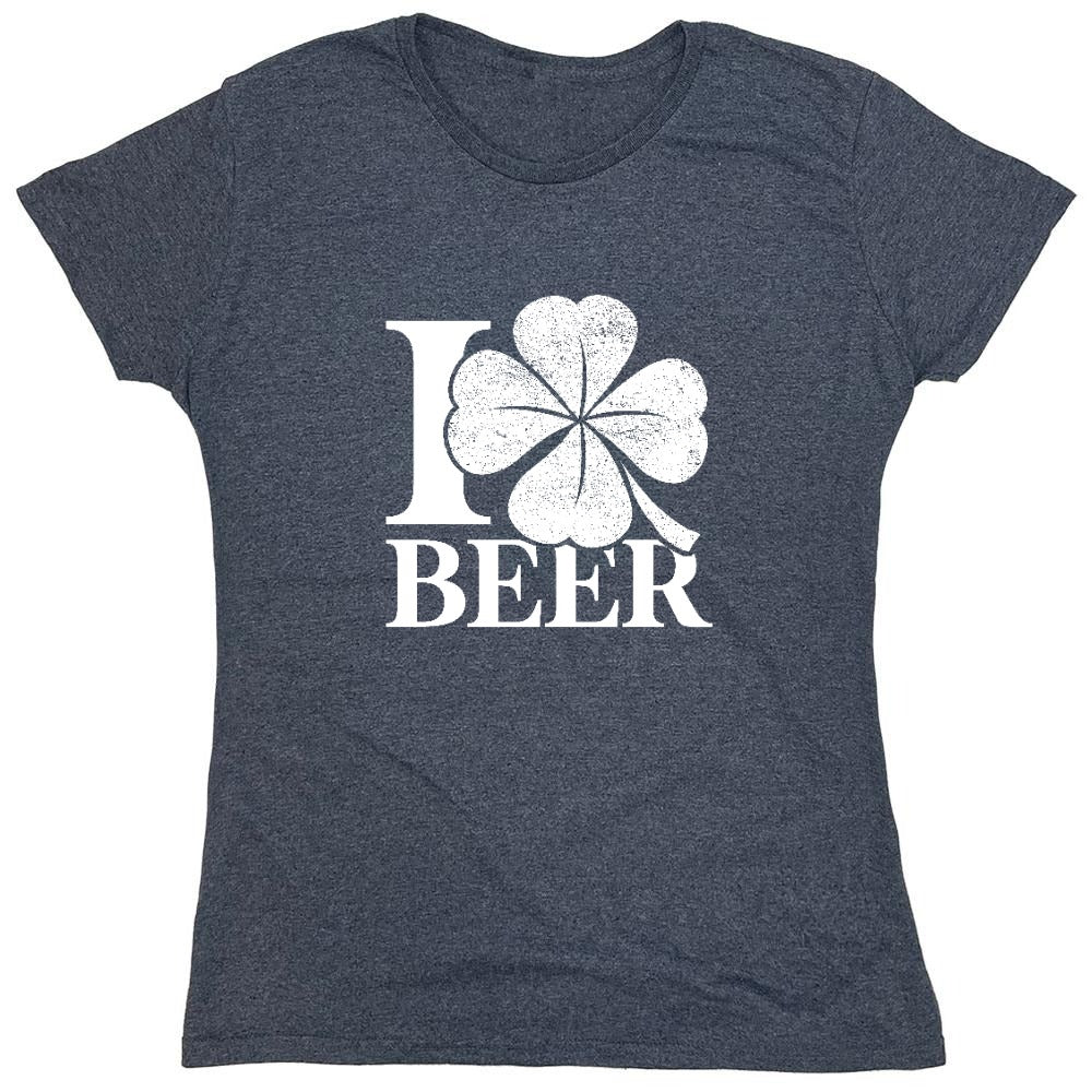 Funny T-Shirts design "I Love Beer Shirt - Womens"