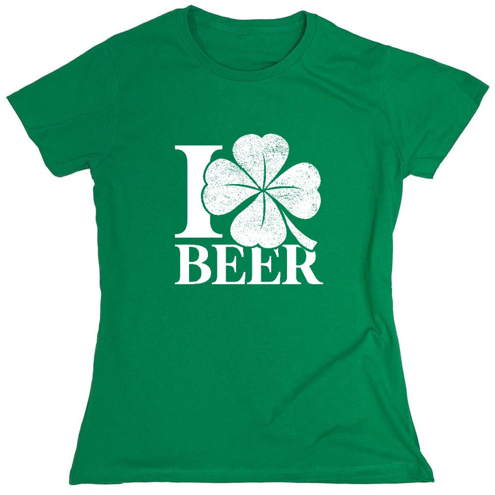 Funny T-Shirts design "I Love Beer Shirt - Womens"
