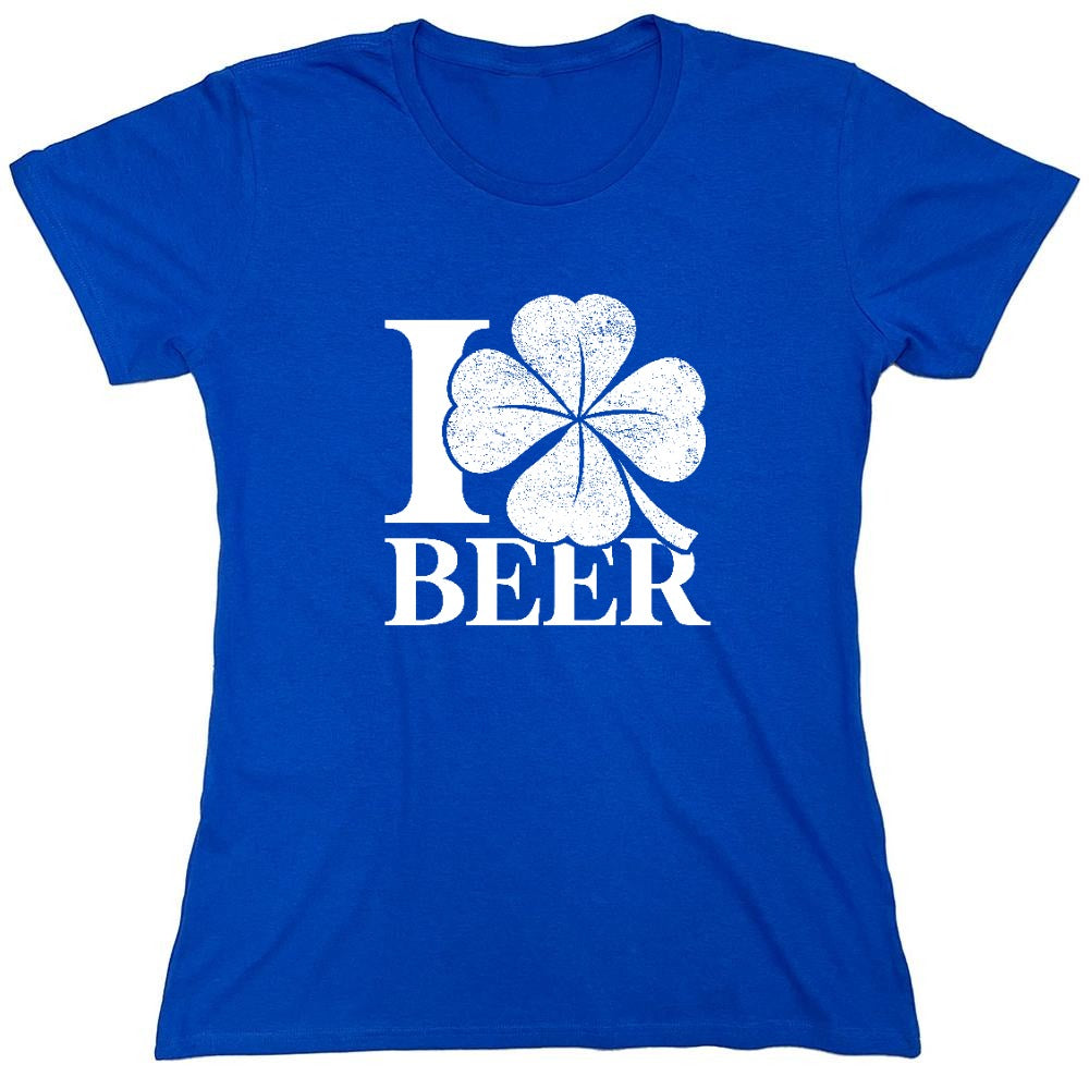 Funny T-Shirts design "I Love Beer Shirt - Womens"