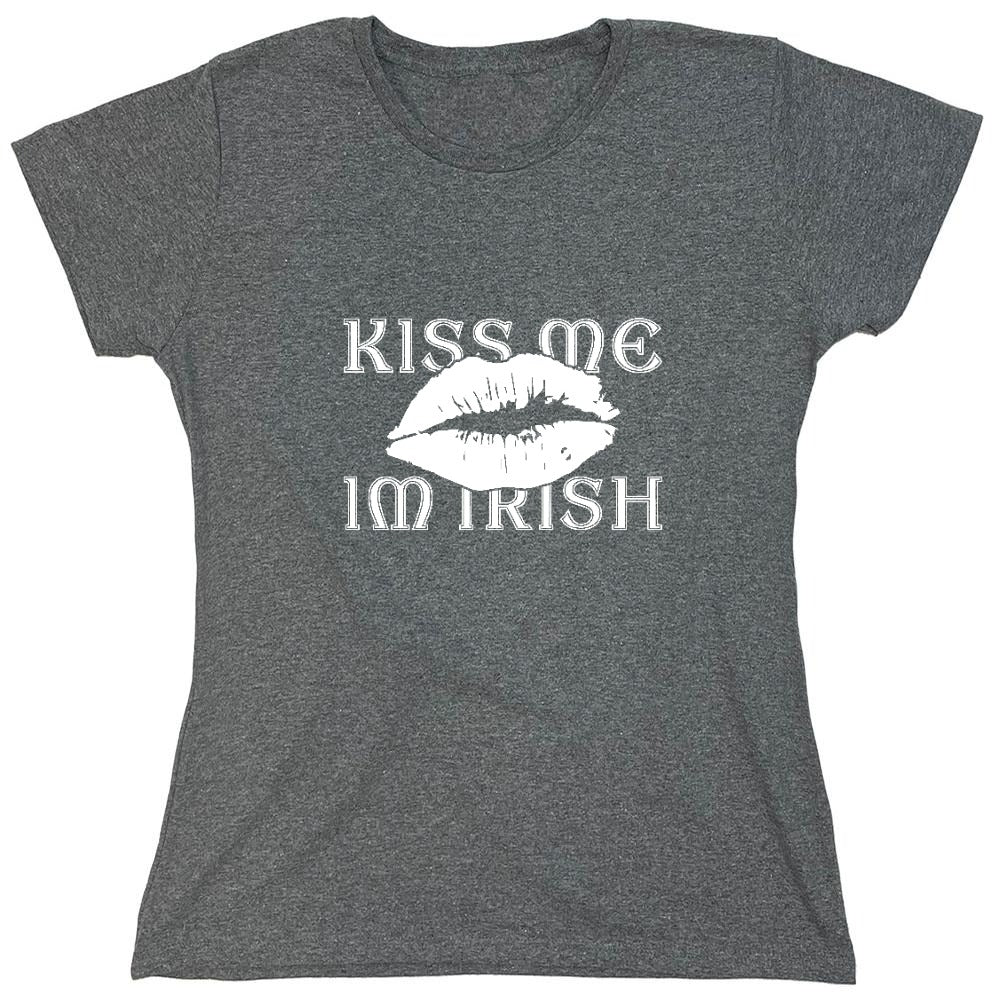 Funny T-Shirts design "Kiss Me, I am Irish 2 shirt - Womens"
