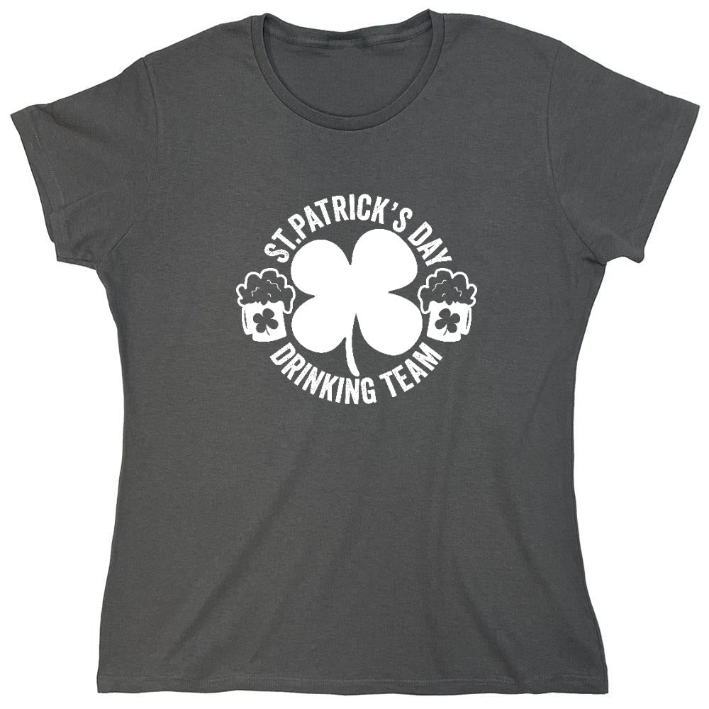 Funny T-Shirts design "St. Patricks Day, Drinking Team Shirt - Womens"