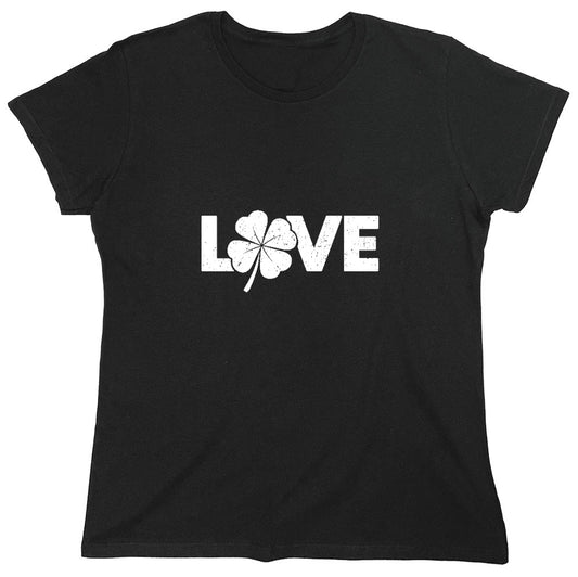 Funny T-Shirts design "Love Irish Shirt shirt - Womens"