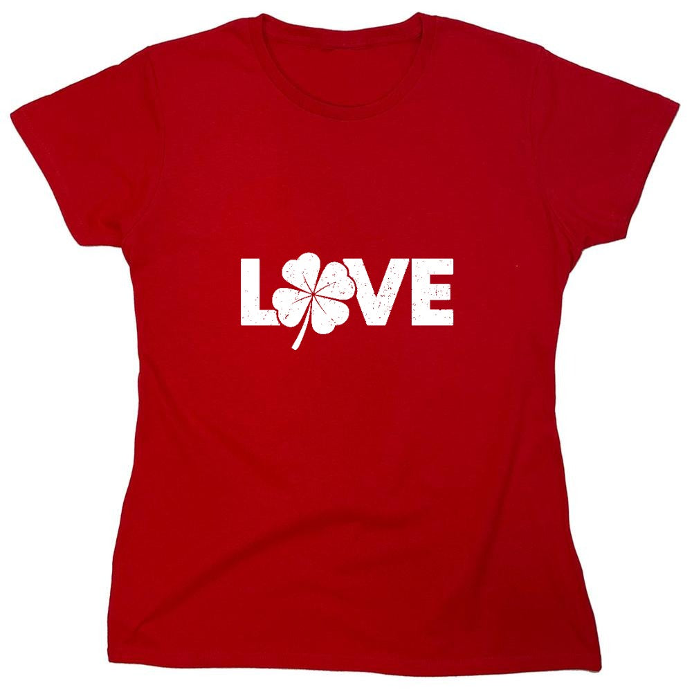 Funny T-Shirts design "Love Irish Shirt shirt - Womens"