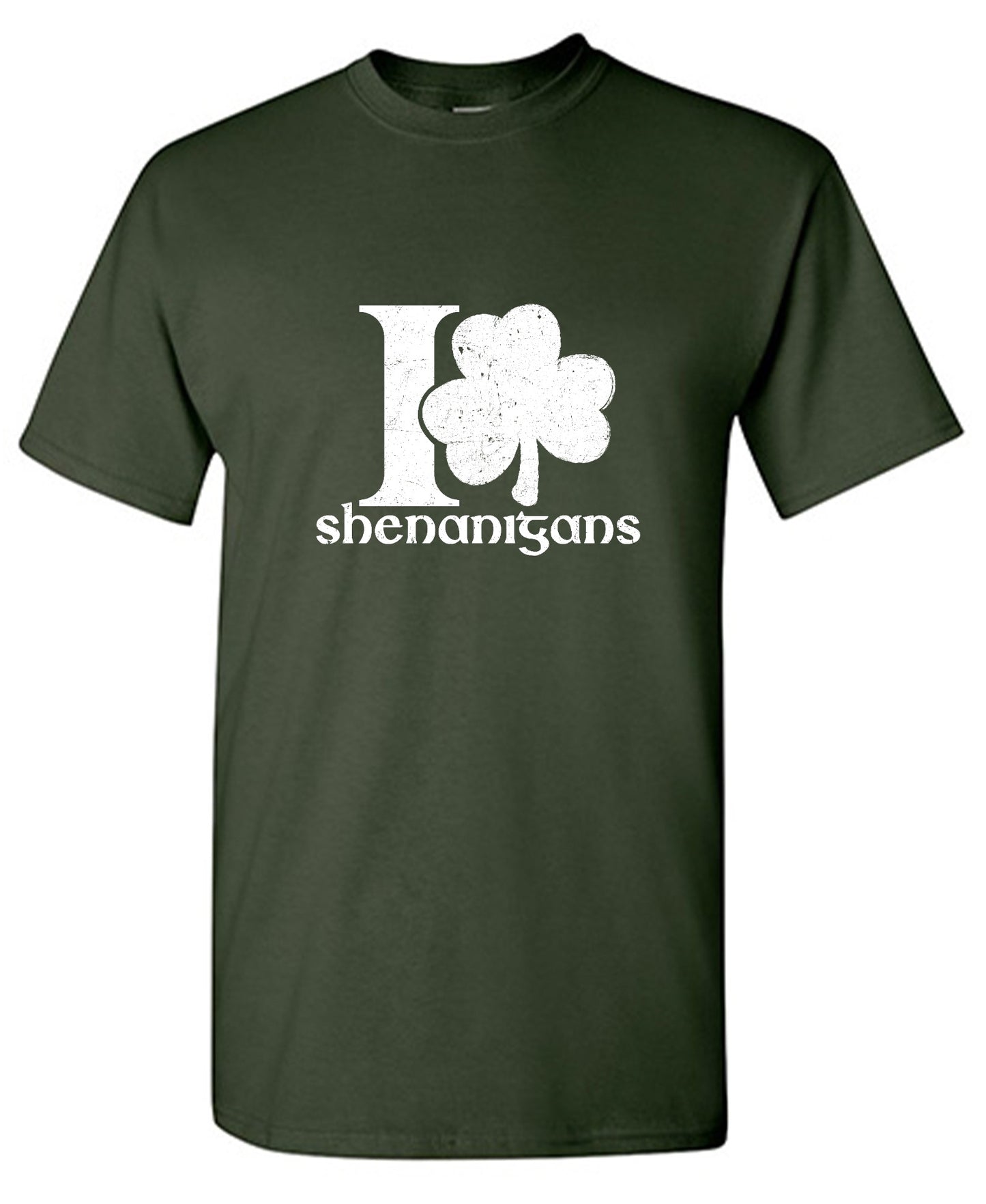 Funny T-Shirts design "I Love Shenanigans"