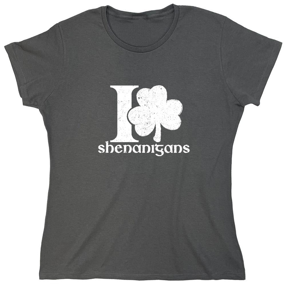 Funny T-Shirts design "I Love Shenanigans"