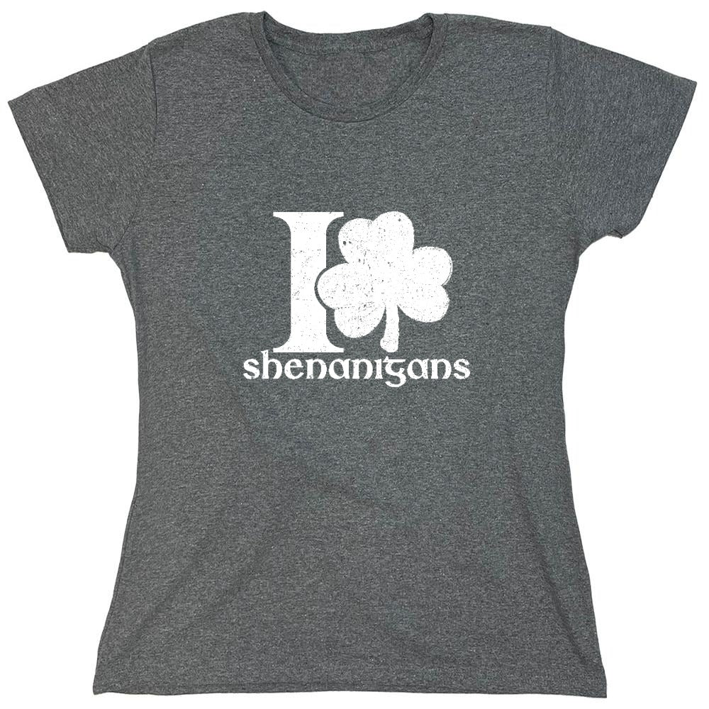 Funny T-Shirts design "I Love Shenanigans"