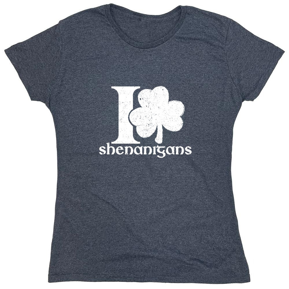 Funny T-Shirts design "I Love Shenanigans"