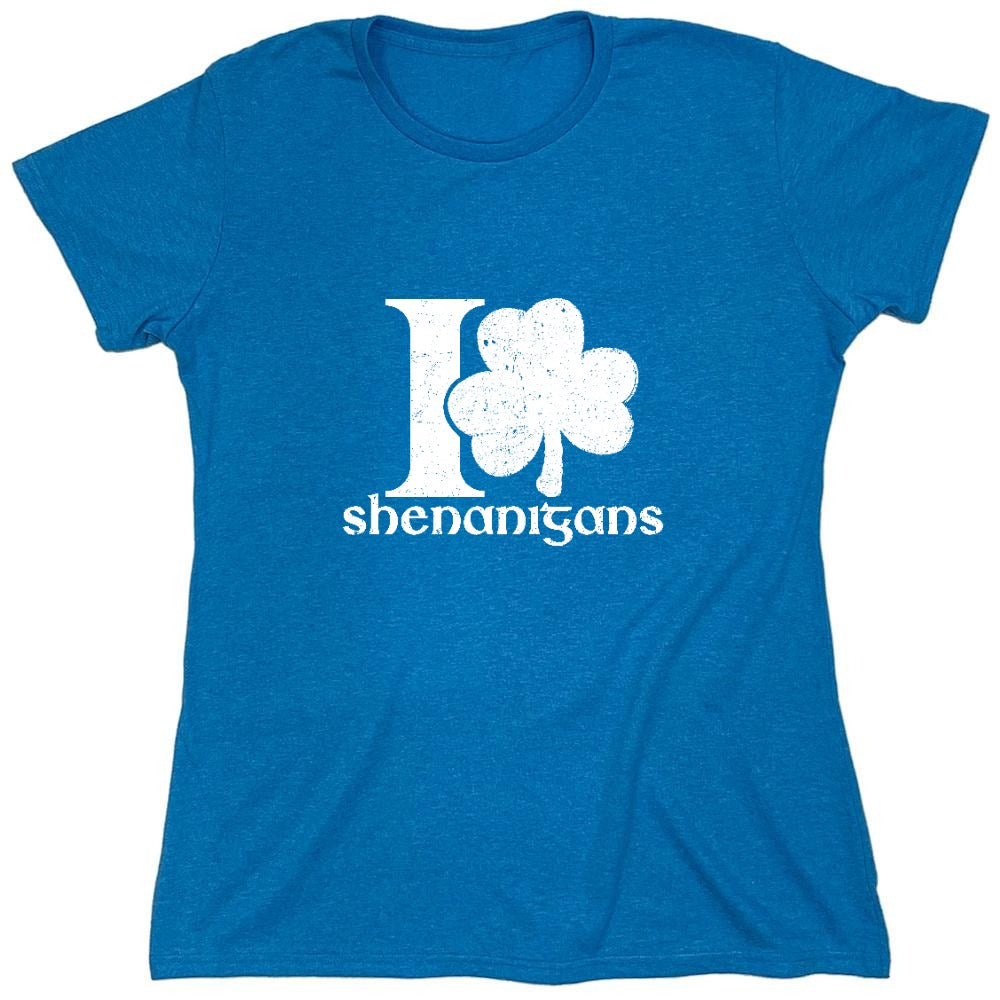Funny T-Shirts design "I Love Shenanigans"