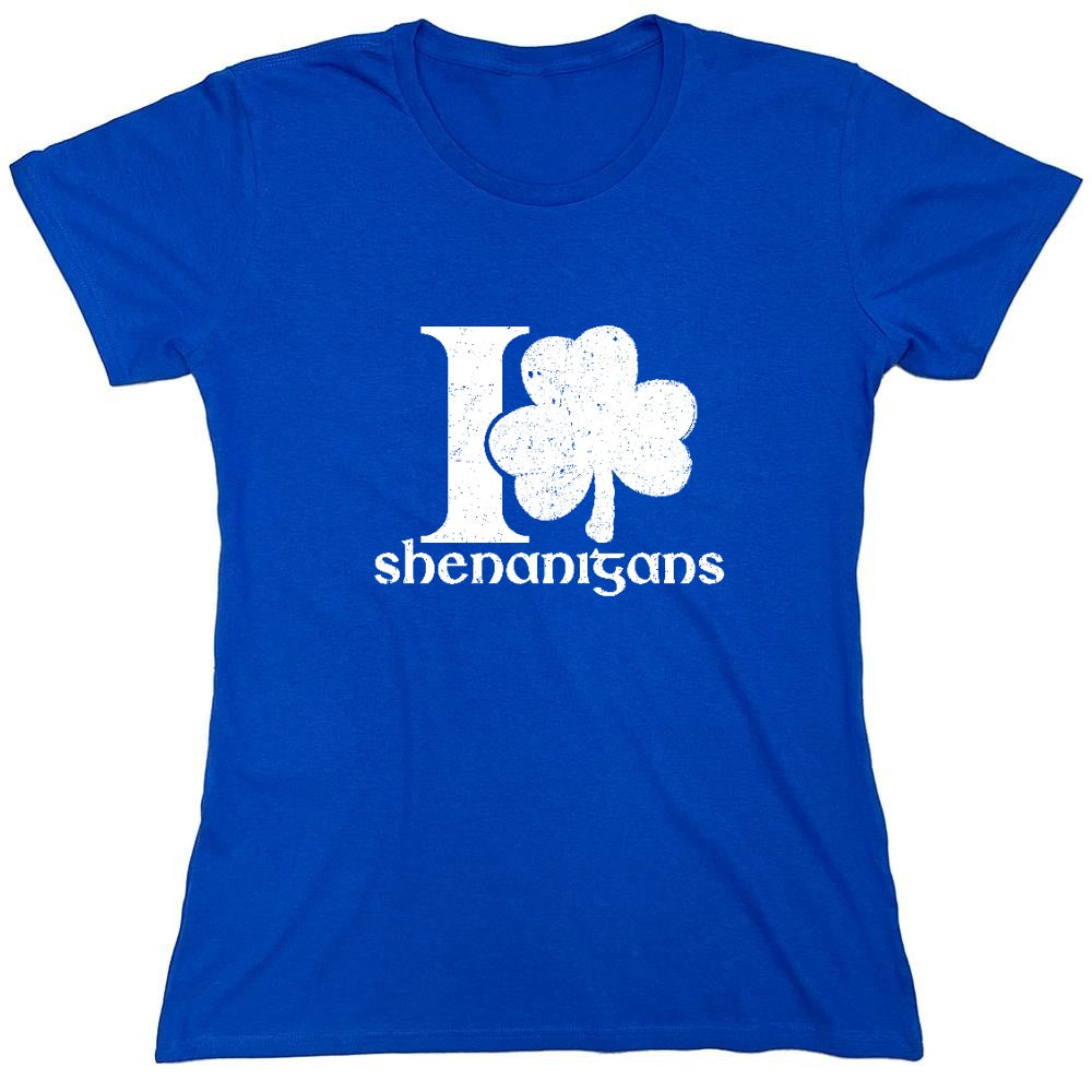 Funny T-Shirts design "I Love Shenanigans"
