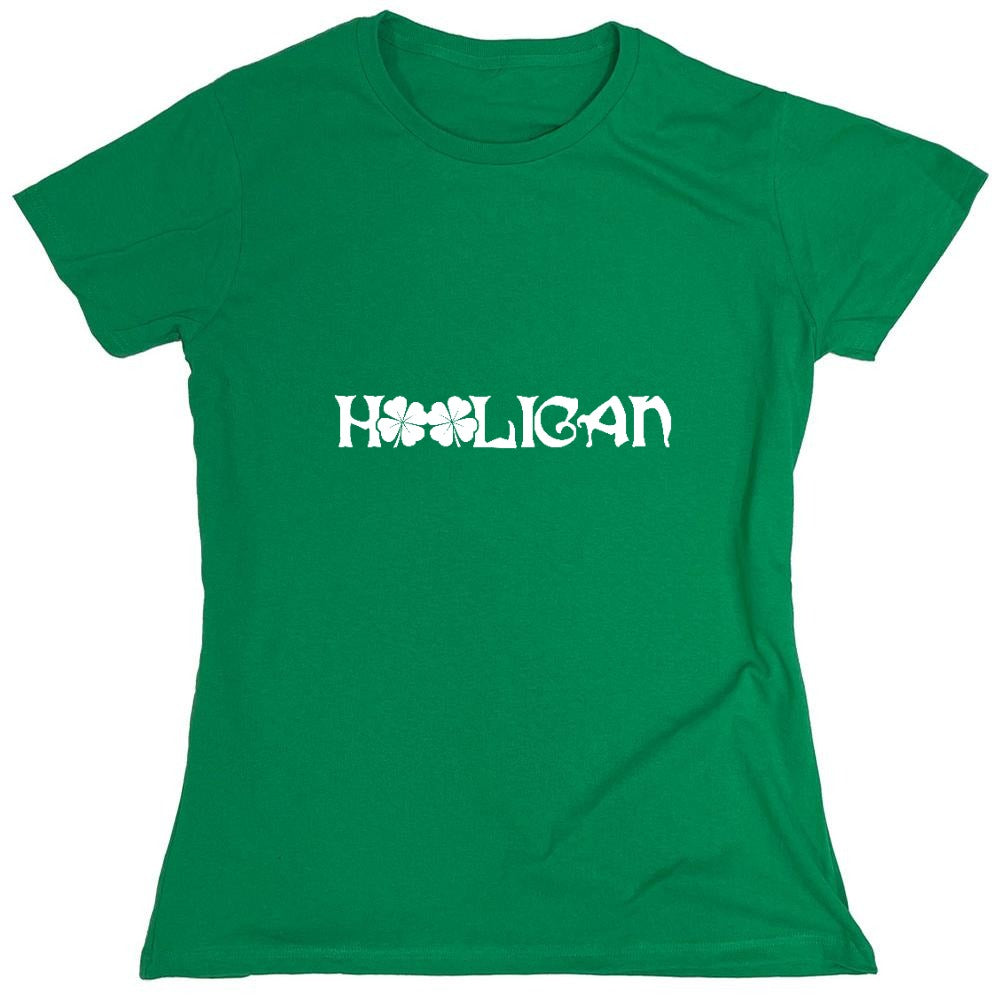 Funny T-Shirts design "Hooligan, Irish Tee Shirt - Womens"