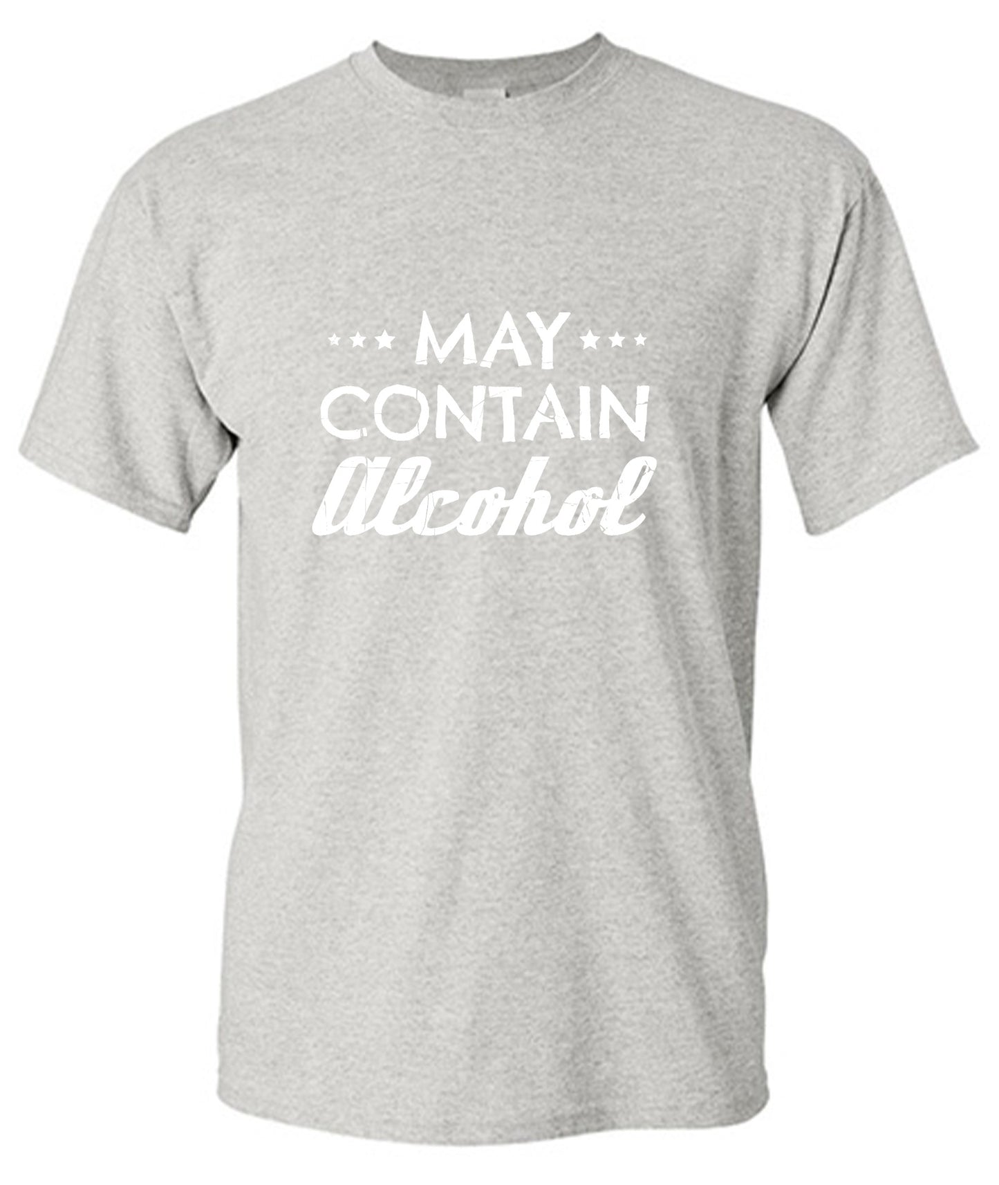 Funny T-Shirts design "May Contain Alcohol"