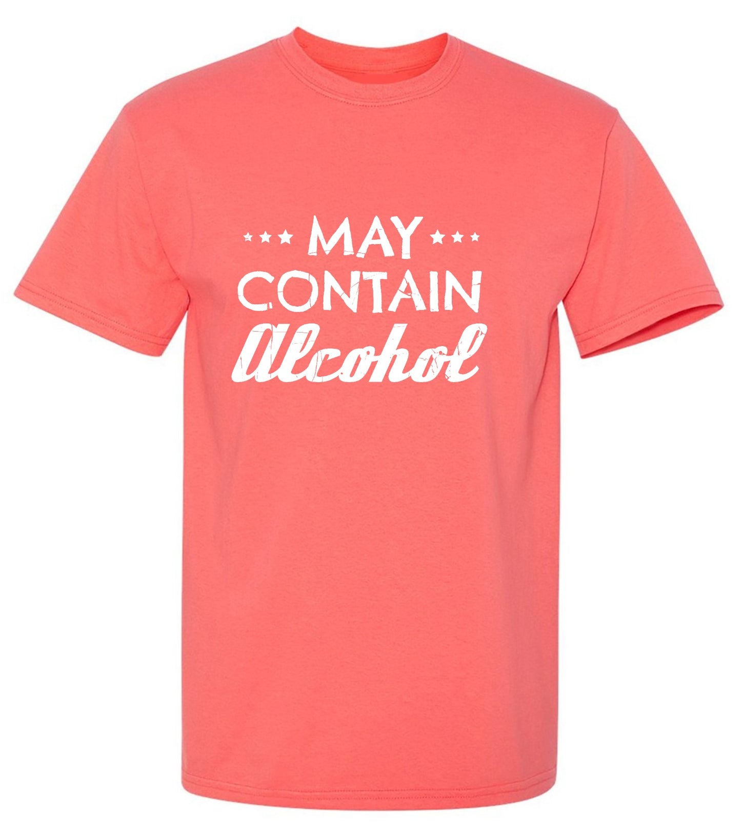 Funny T-Shirts design "May Contain Alcohol"