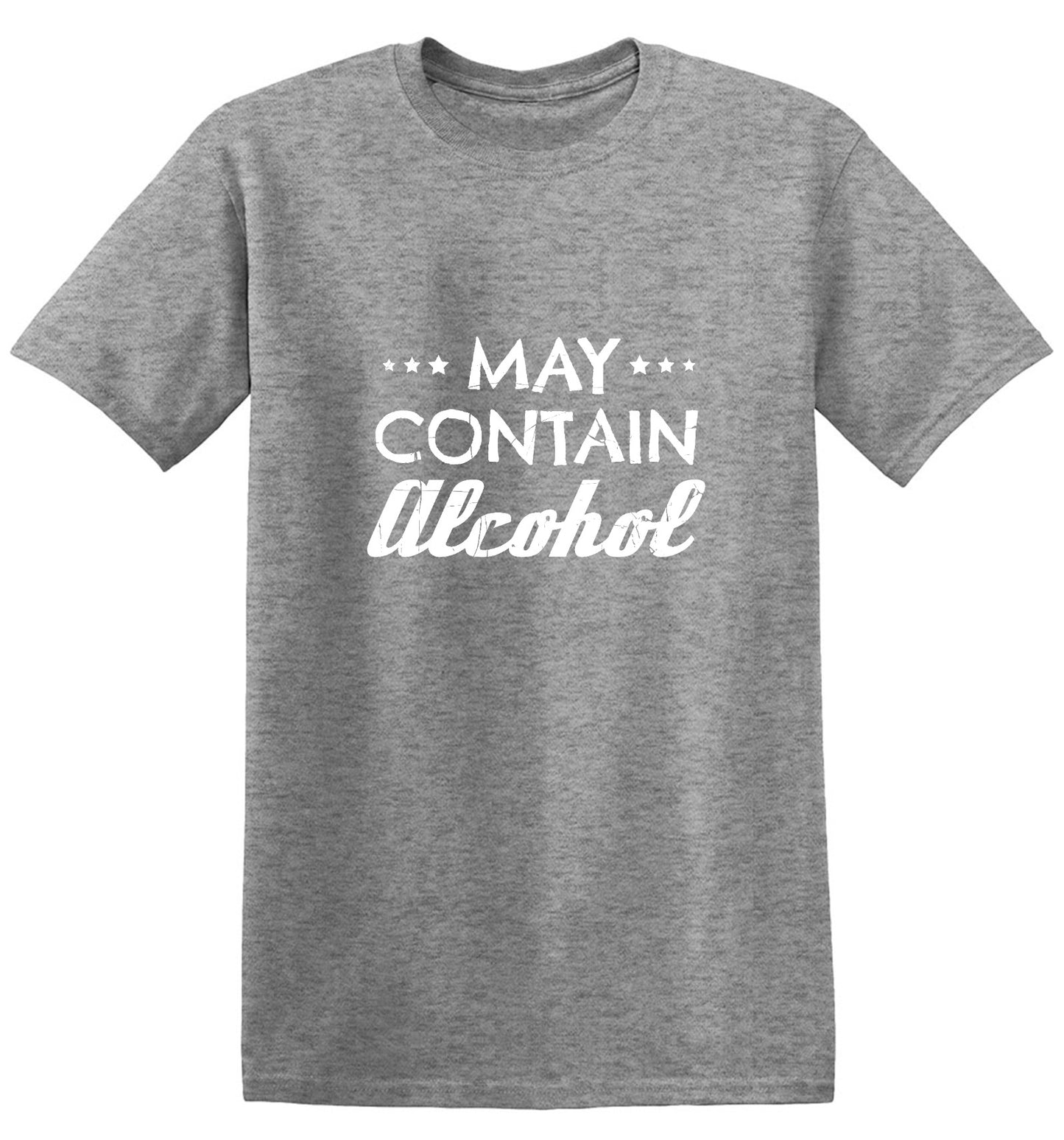 Funny T-Shirts design "May Contain Alcohol"