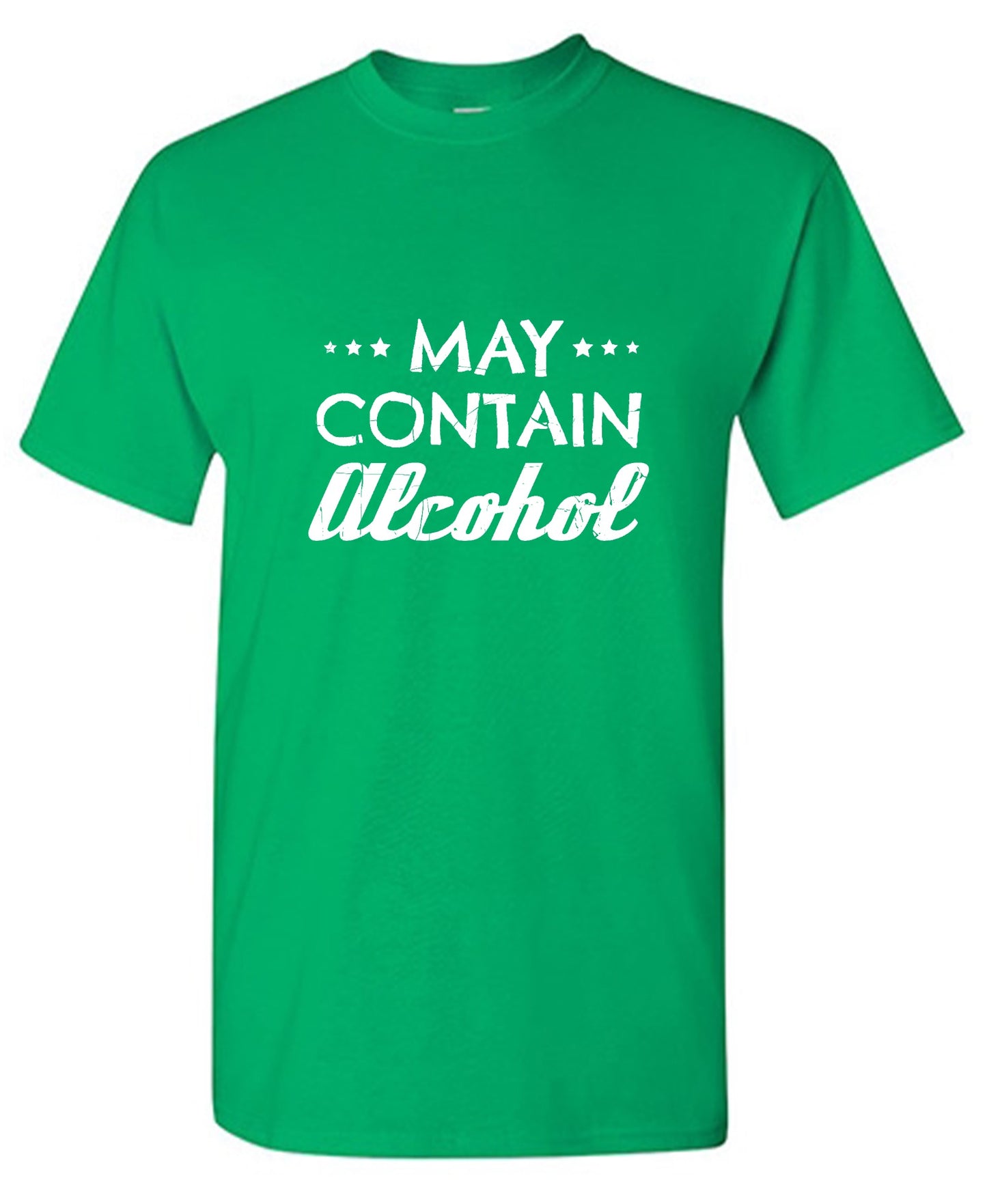 Funny T-Shirts design "May Contain Alcohol"