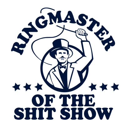 Funny T-Shirts design "Ringmaster Of the Shit Show Shirt"
