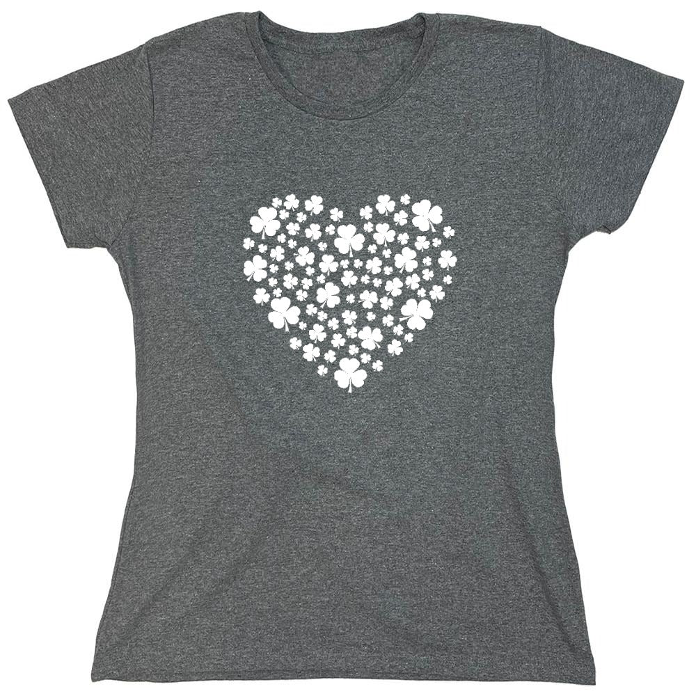 Funny T-Shirts design "Irish Heart Tee Shirt - Womens"