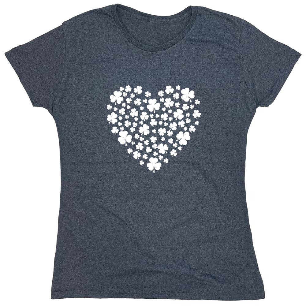 Funny T-Shirts design "Irish Heart Tee Shirt - Womens"