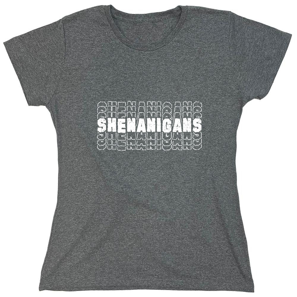 Funny T-Shirts design "Shenanigans Funny Shirt - Womens"