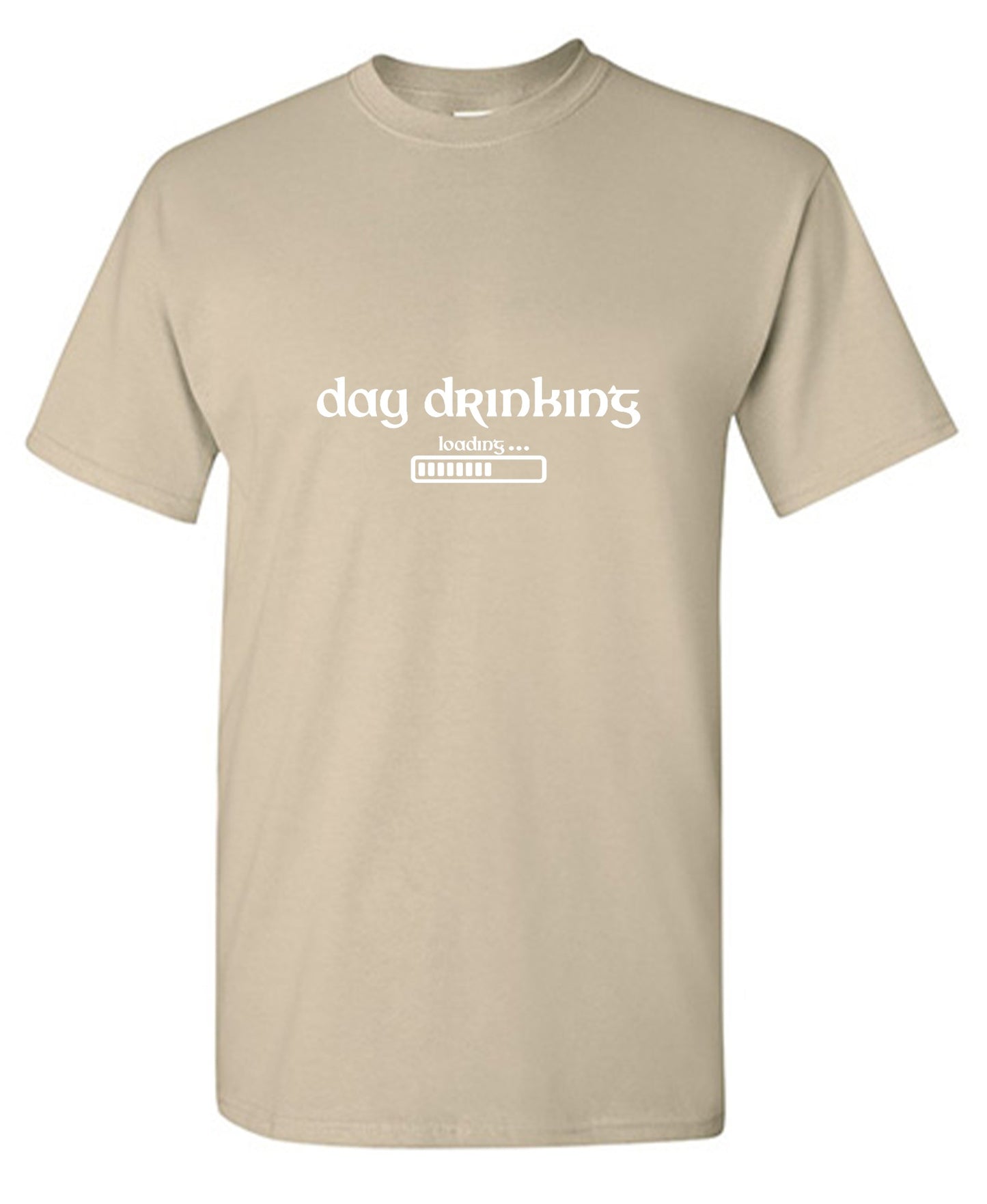 Funny T-Shirts design "Day Drinking Loading…"