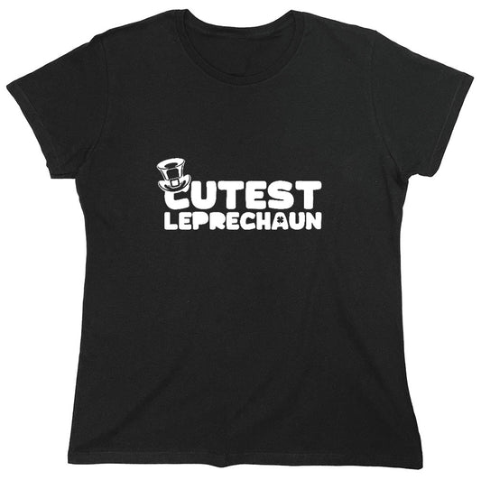 Funny T-Shirts design "Cutest Leprechaun Shirt - Womens"